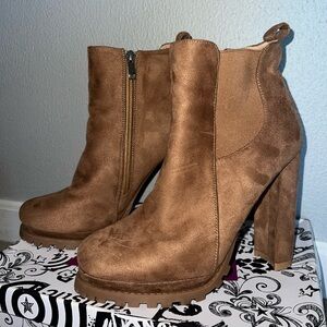 Platform booties